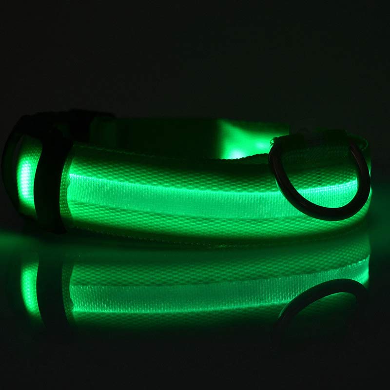 LED Glow Dog Collar – Night Safety Adjustable Luminous Pet Collar