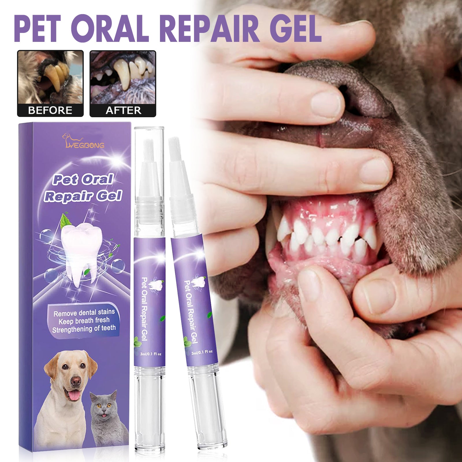 Pet Oral Care & Cleaning Gel