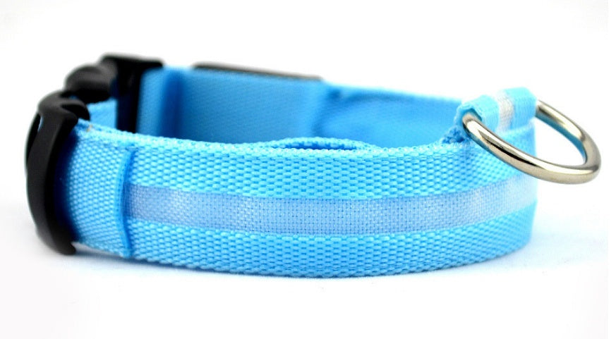 LED Glow Dog Collar – Night Safety Adjustable Luminous Pet Collar