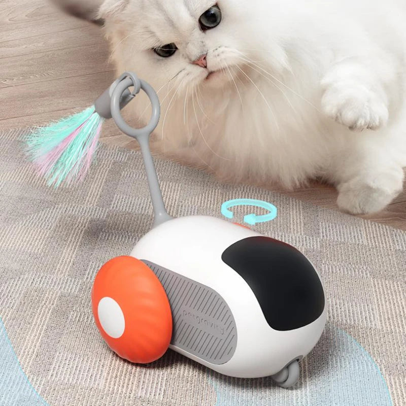 Remote Control Interactive Cat Car Toy – Smart Automatic Self-Moving Pet Toy