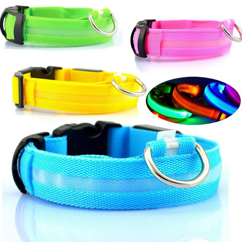 LED Glow Dog Collar – Night Safety Adjustable Luminous Pet Collar
