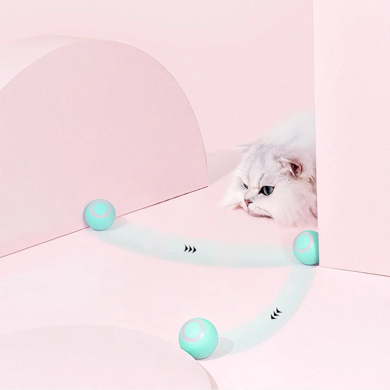 Remote Control Interactive Cat Car Toy – Smart Automatic Self-Moving Pet Toy