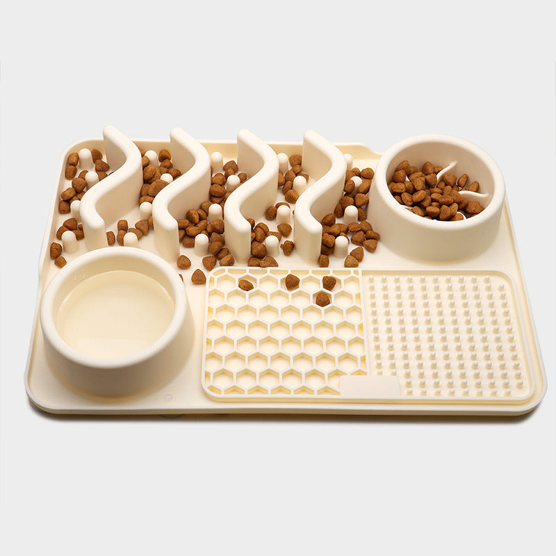Silicone Dog Licking Mat & Slow Feeder