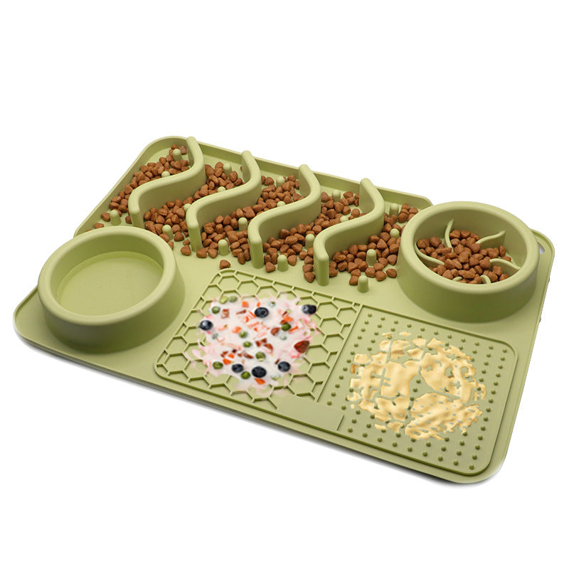 Silicone Dog Licking Mat & Slow Feeder