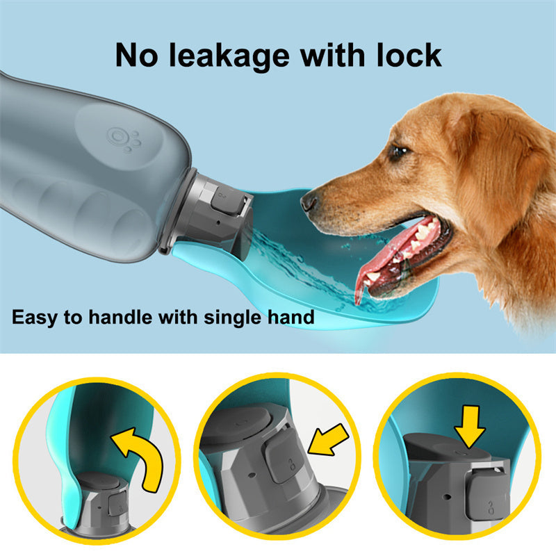 800ml Portable Dog Water Bottle