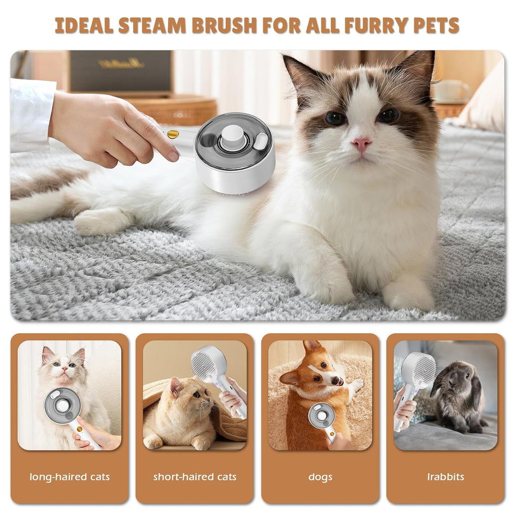 4-in-1 Cat Mist Grooming Brush
