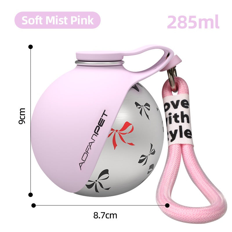 Portable Stainless Steel Dog Water Bottle