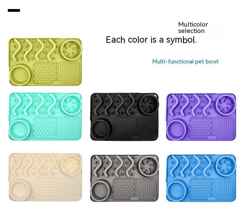 Silicone Dog Licking Mat & Slow Feeder