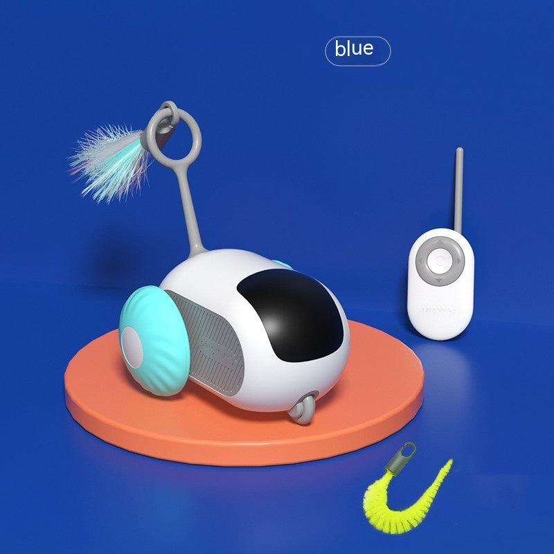 Remote Control Interactive Cat Car Toy – Smart Automatic Self-Moving Pet Toy