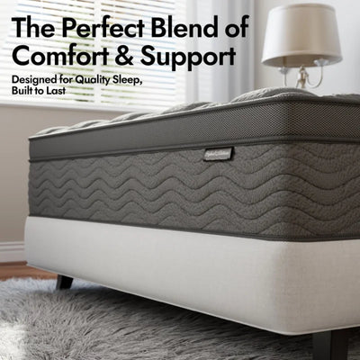 Queen Hybrid Mattress with Pocket Springs and Memory Foam
