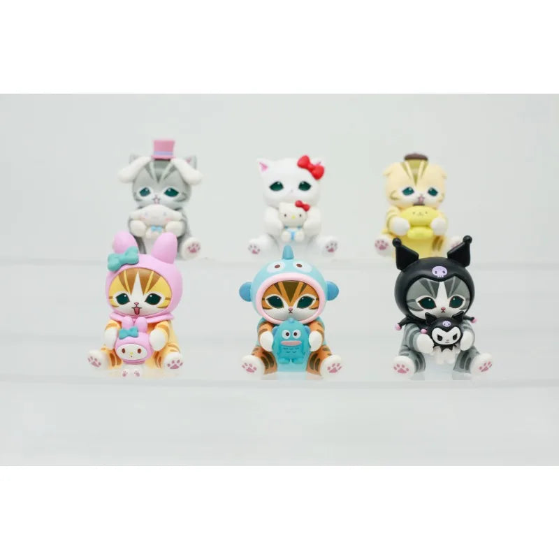 Mofusand Cat Blind Box Toy – Cute Cartoon Character Mystery Figure & Dress-Up Doll