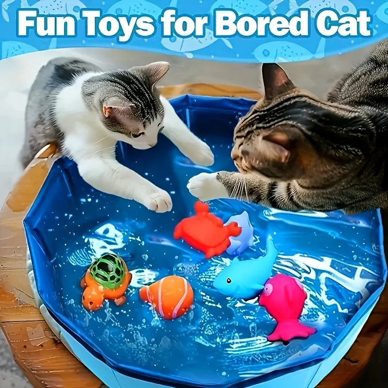 Pet Play Pool for Dogs & Cats – Outdoor Water Pool for Play, Cooling & Training