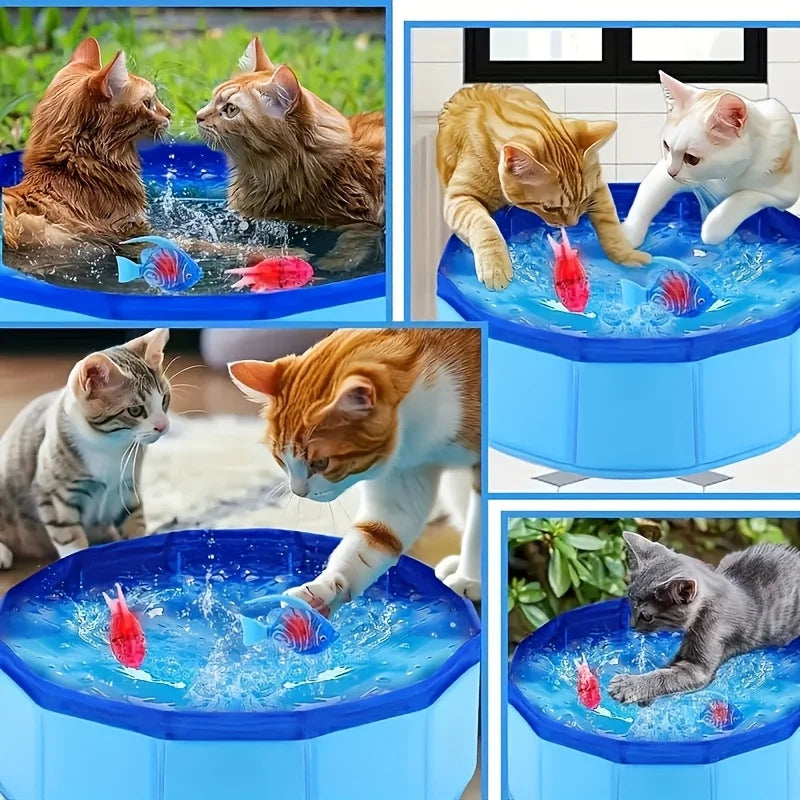 Pet Play Pool for Dogs & Cats – Outdoor Water Pool for Play, Cooling & Training