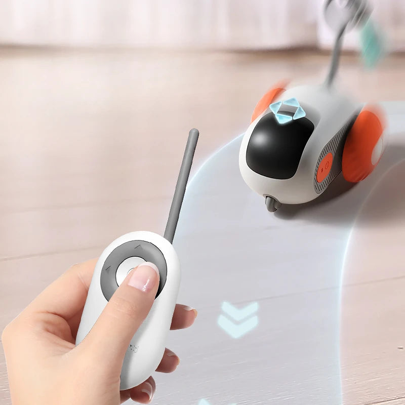 Remote Control Interactive Cat Car Toy – Smart Automatic Self-Moving Pet Toy