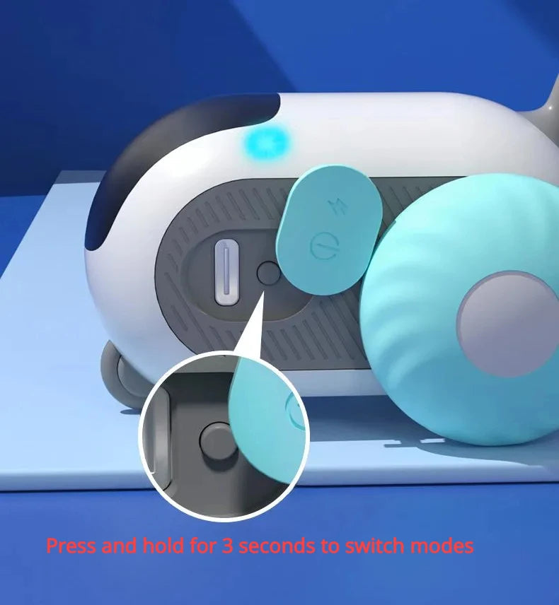 Remote Control Interactive Cat Car Toy – Smart Automatic Self-Moving Pet Toy